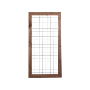 Betonijzertrellis grenen bruin geïmpregneerd maas 10x10 4 mm dik 180 x 90 cm